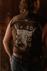 Camisole brune La-So rodeo vue dos