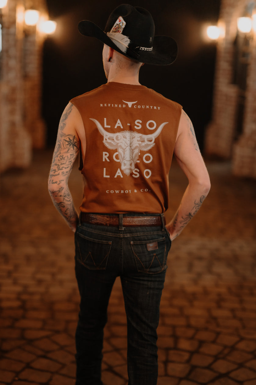 Camisole caramel La-So Rodeo vue dos