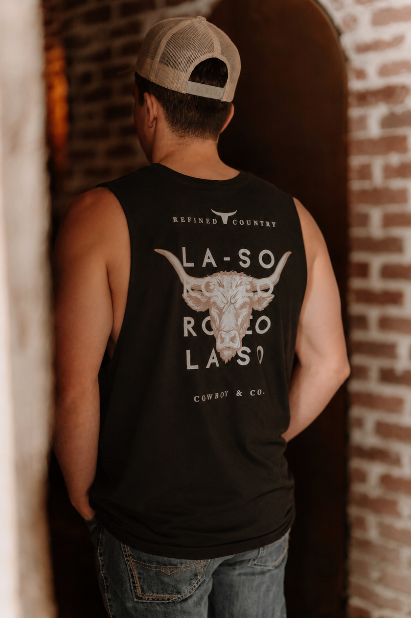 Camisole noire La-So Rodeo dos