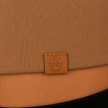 Détail pièce en cuir avant camisole crop