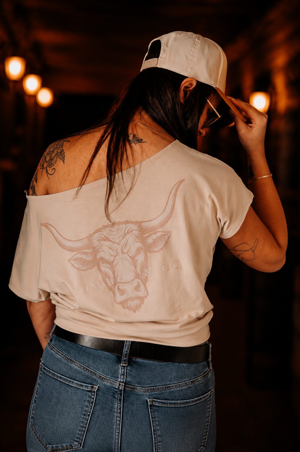 T-shirt épaule dénudée Biscotti vue dos