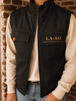 Veste La-So noire vue devant