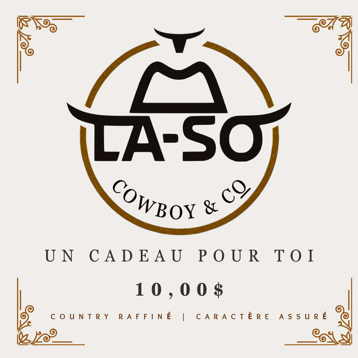 Carte cadeau LA-SO COWBOY & CO.