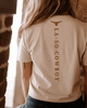 t-shirt crop ivoire arrière